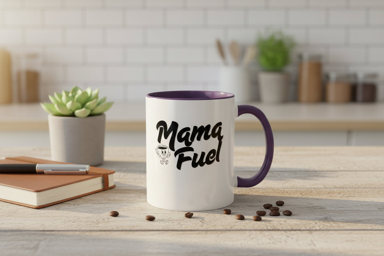 Mama Fuel Coffee Mug —  (11oz & 15oz Accent Mug)
