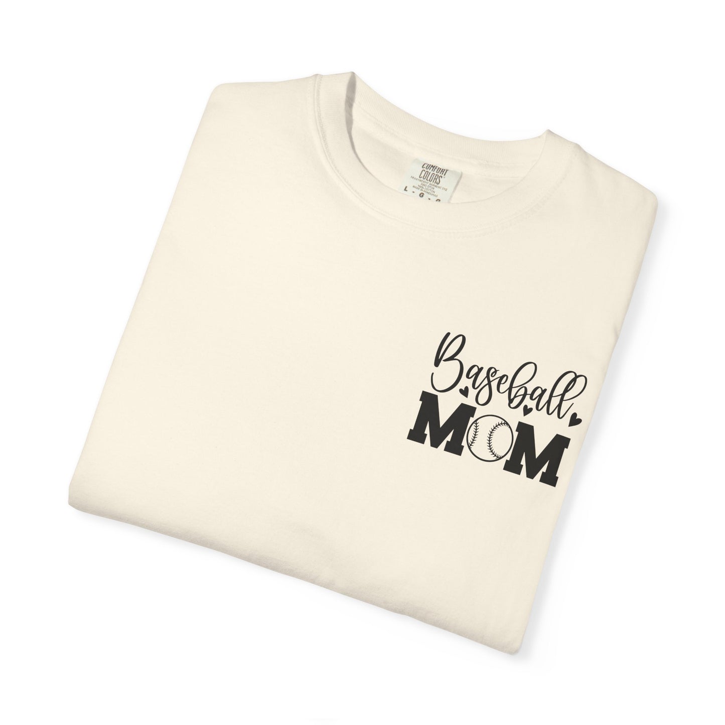 Baseball Mom Tshirt “ My heart is on that field”