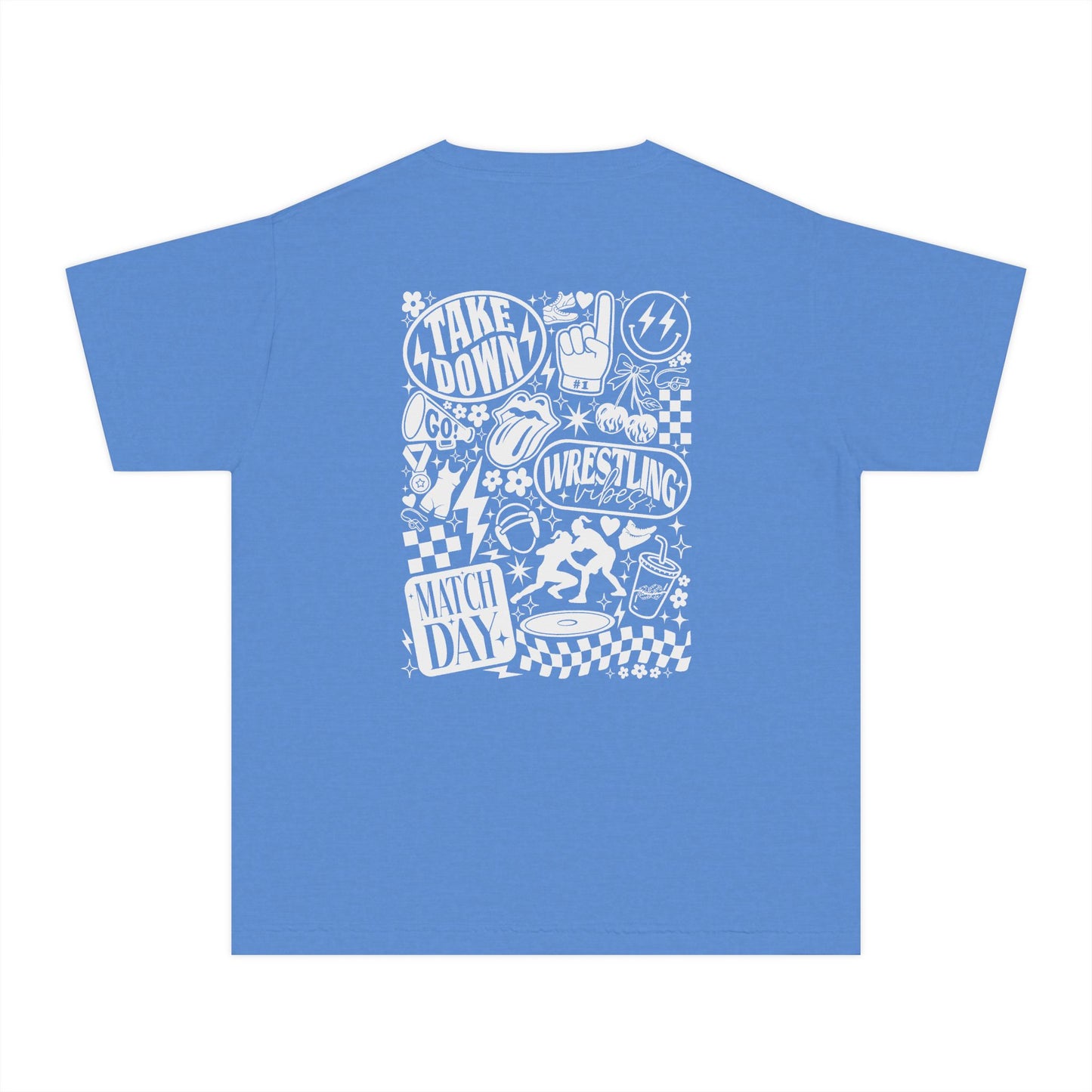 Youth Wrestling Tee — 'Match Day' Graphic Youth T‑Shirt