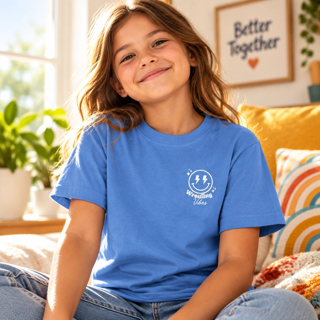 Youth Wrestling Tee — 'Match Day' Graphic Youth T‑Shirt