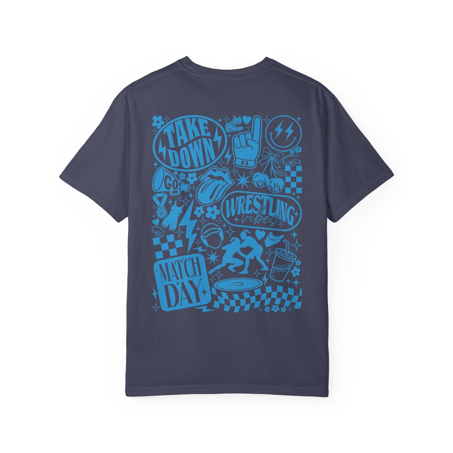 Wrestling Match Day Graphic T-Shirt