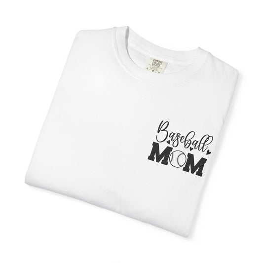 Baseball Mom Tshirt “ My heart is on that field”