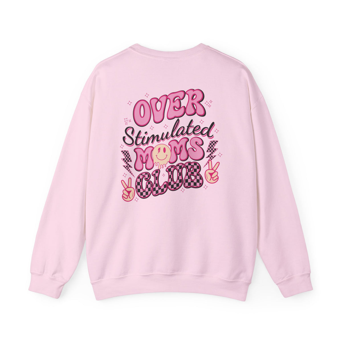 Overstimulated Moms Club Crewneck Sweatshirt