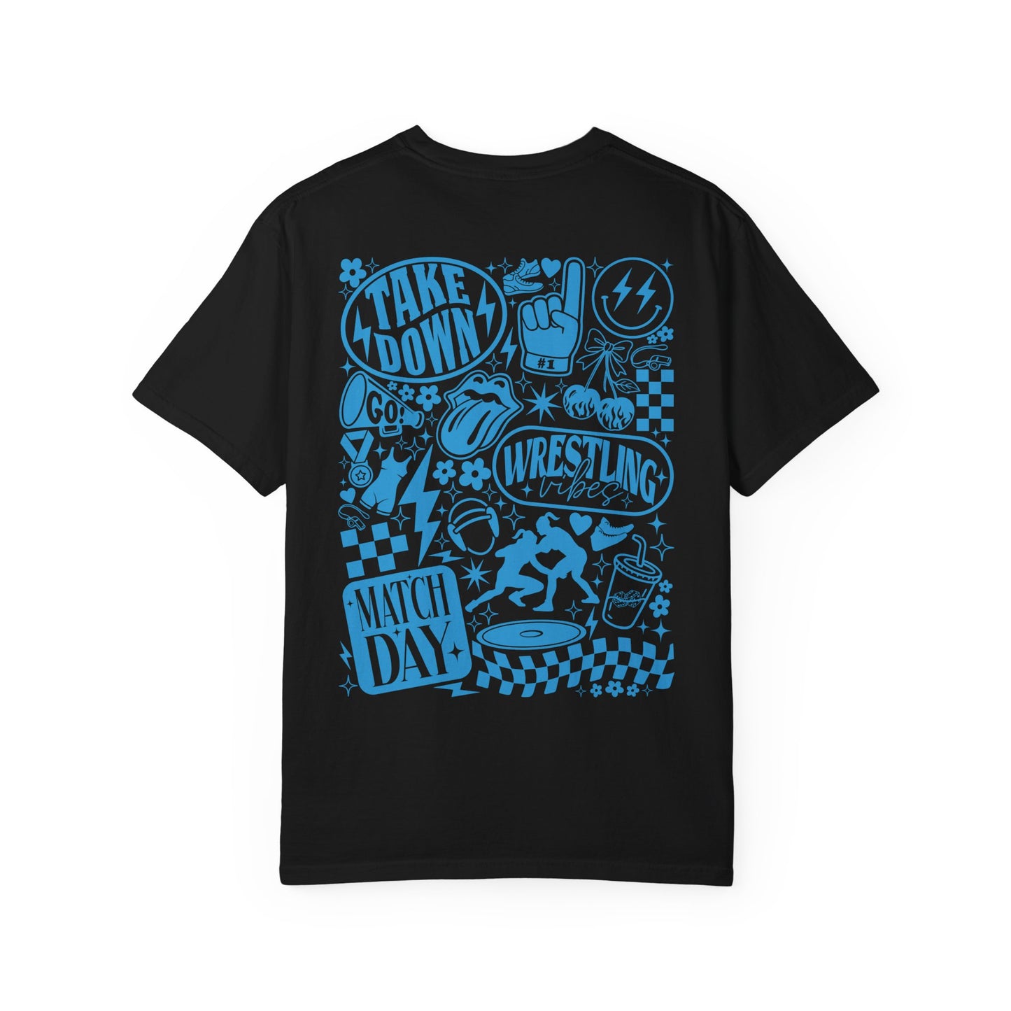 Wrestling Match Day Graphic T-Shirt