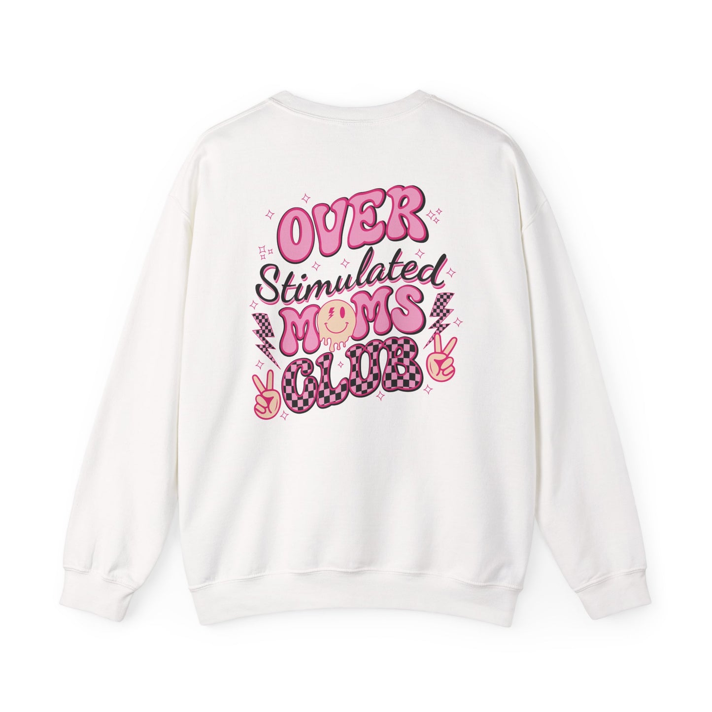 Overstimulated Moms Crewneck Sweatshirt