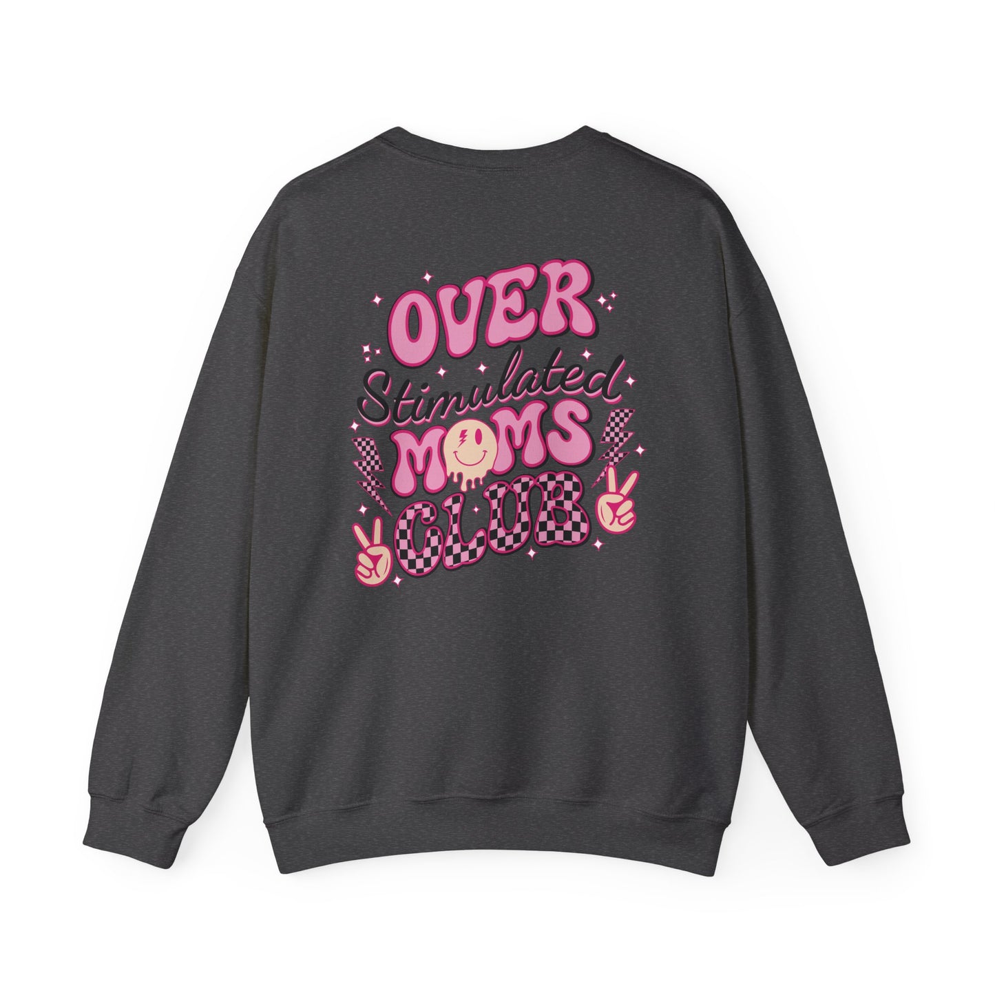 Overstimulated Moms Crewneck Sweatshirt