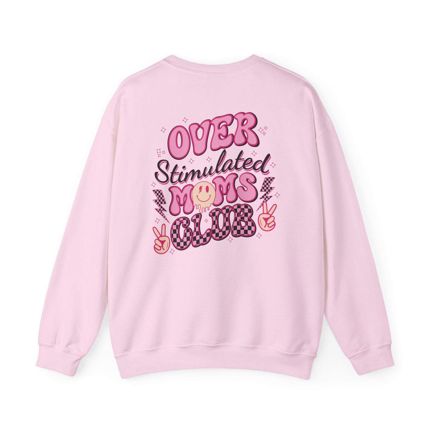 Overstimulated Moms Crewneck Sweatshirt