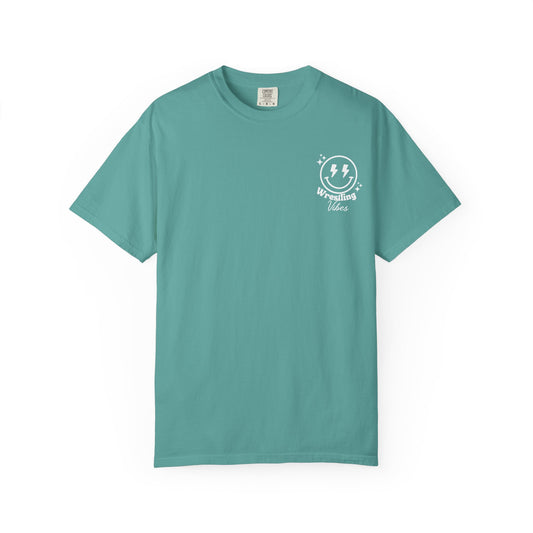 Wrestling Match Day Graphic T-Shirt — Retro Sports Doodle Tee