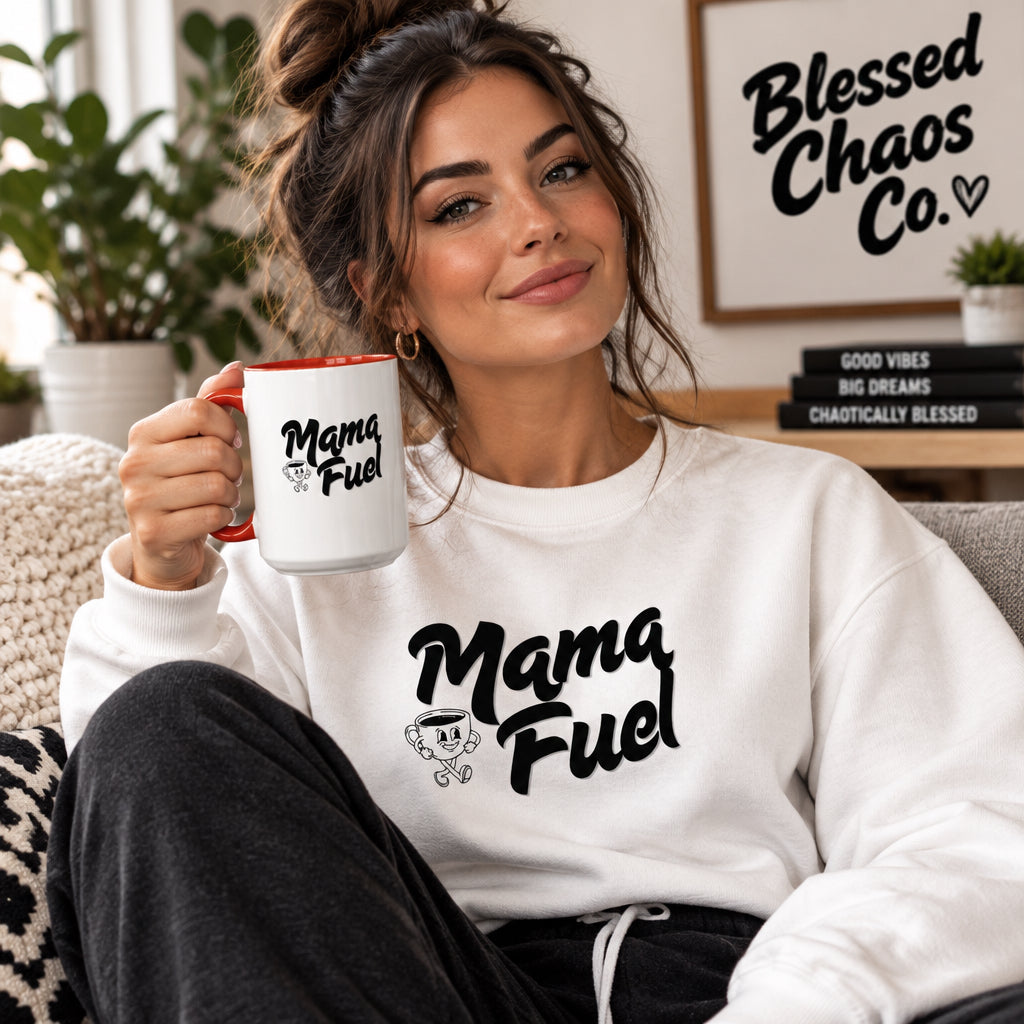 Mama Fuel Coffee Mug —  (11oz & 15oz Accent Mug)