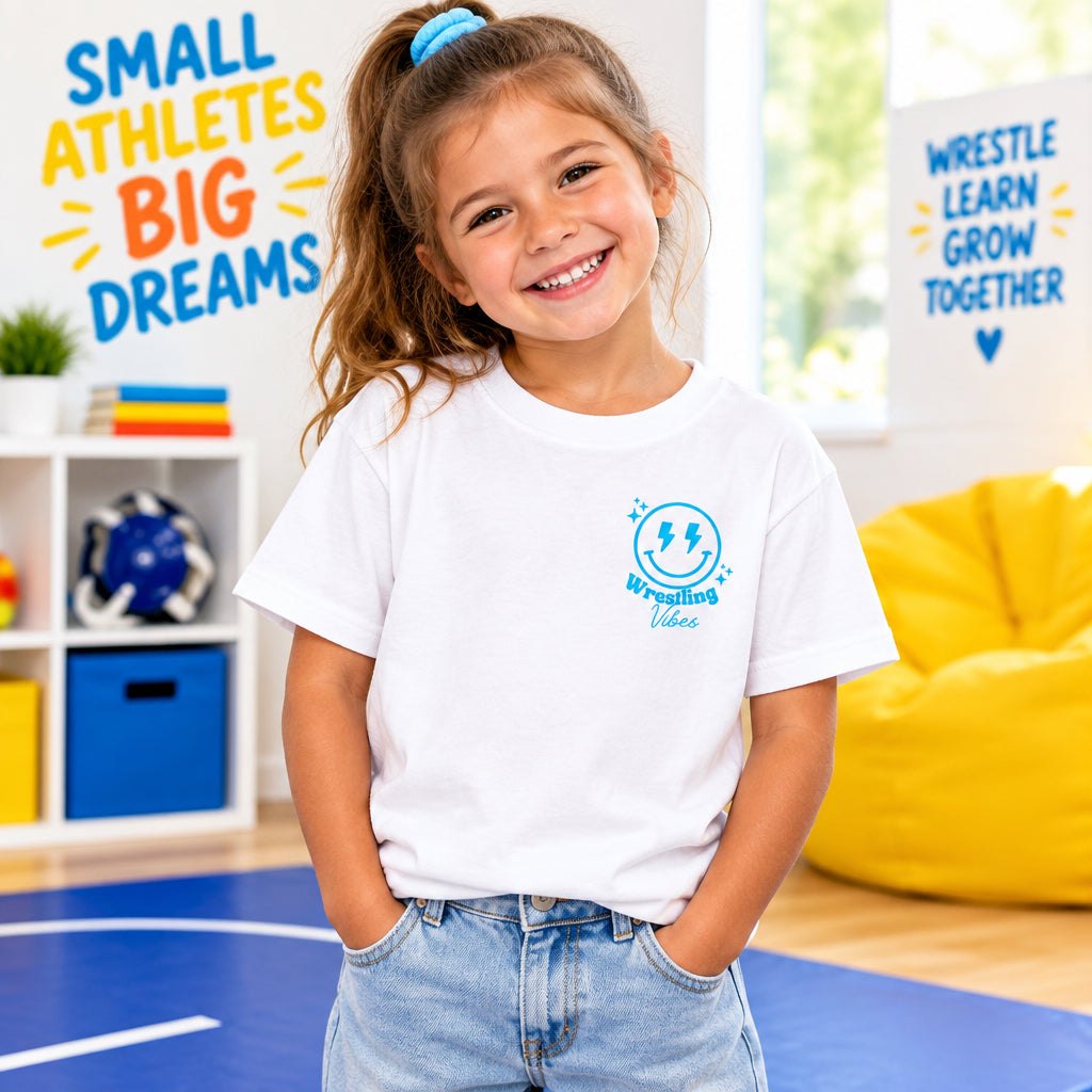 Youth Wrestling Tee — "Match Day" Graphic Kids T‑Shirt