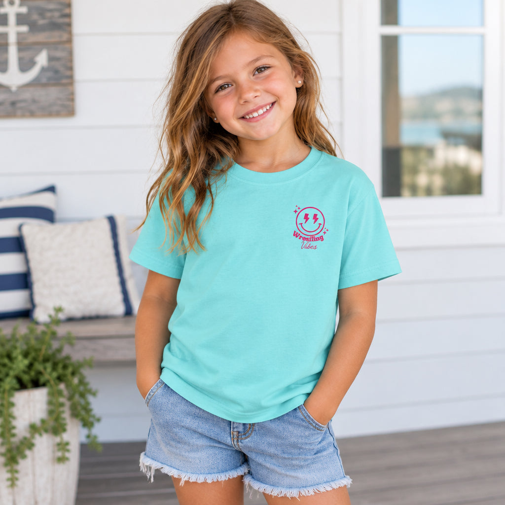 Youth Wrestling Graphic Tee — 'Take Down' Match Day Sports T‑Shirt