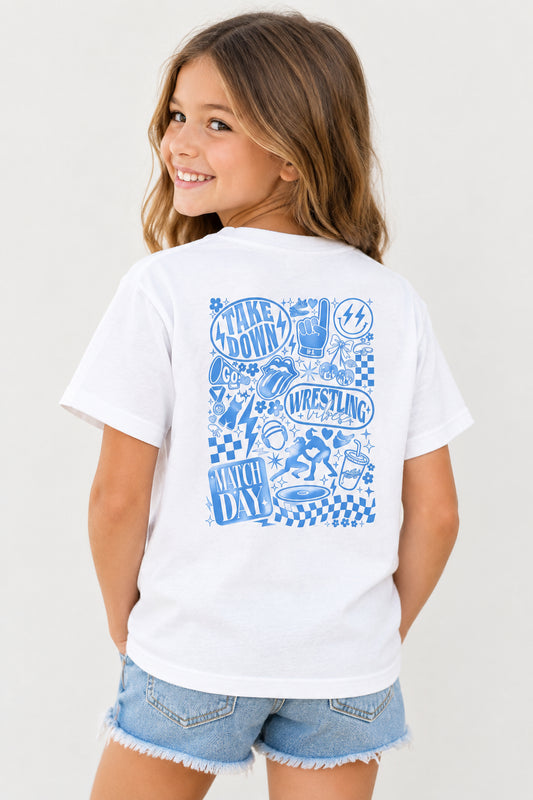 Youth Wrestling Tee — 'Match Day' Graphic Youth T‑Shirt
