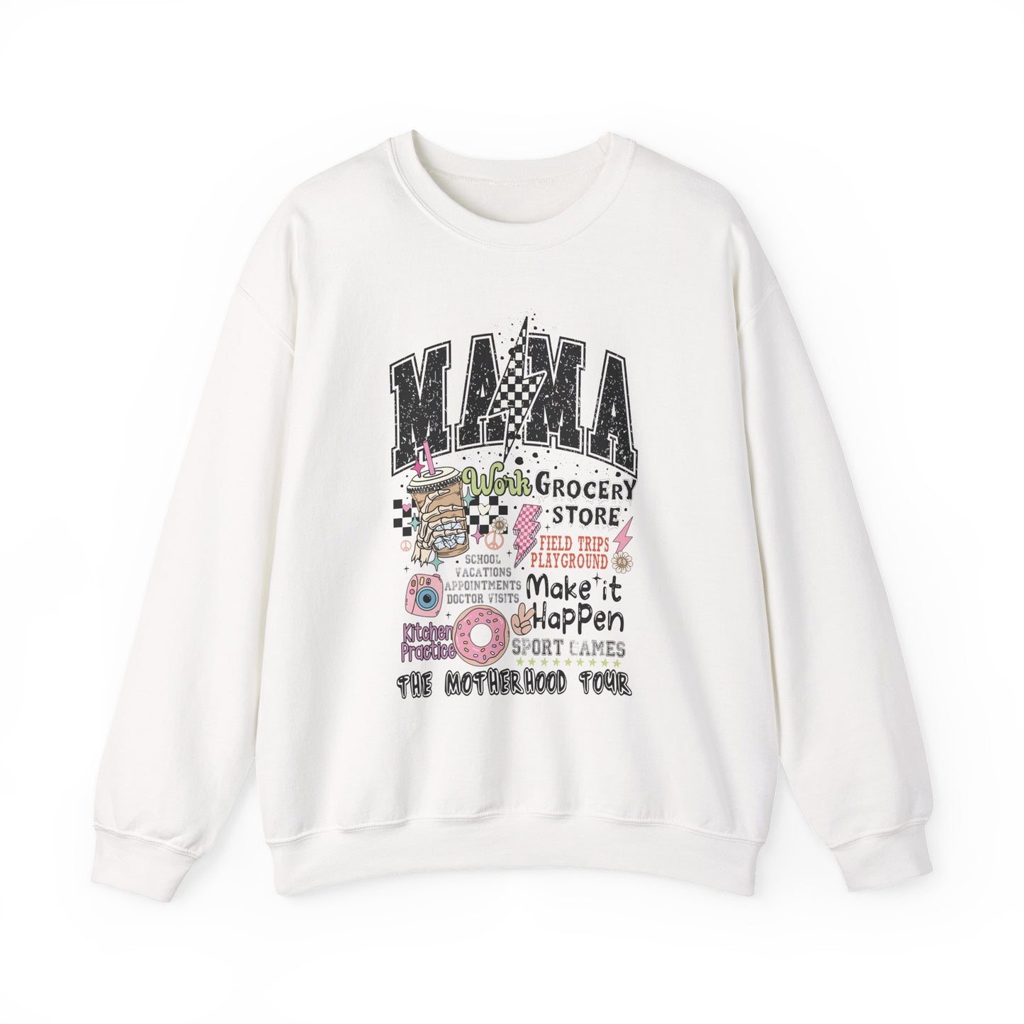 Mama Graphic Sweatshirt – Retro Collage