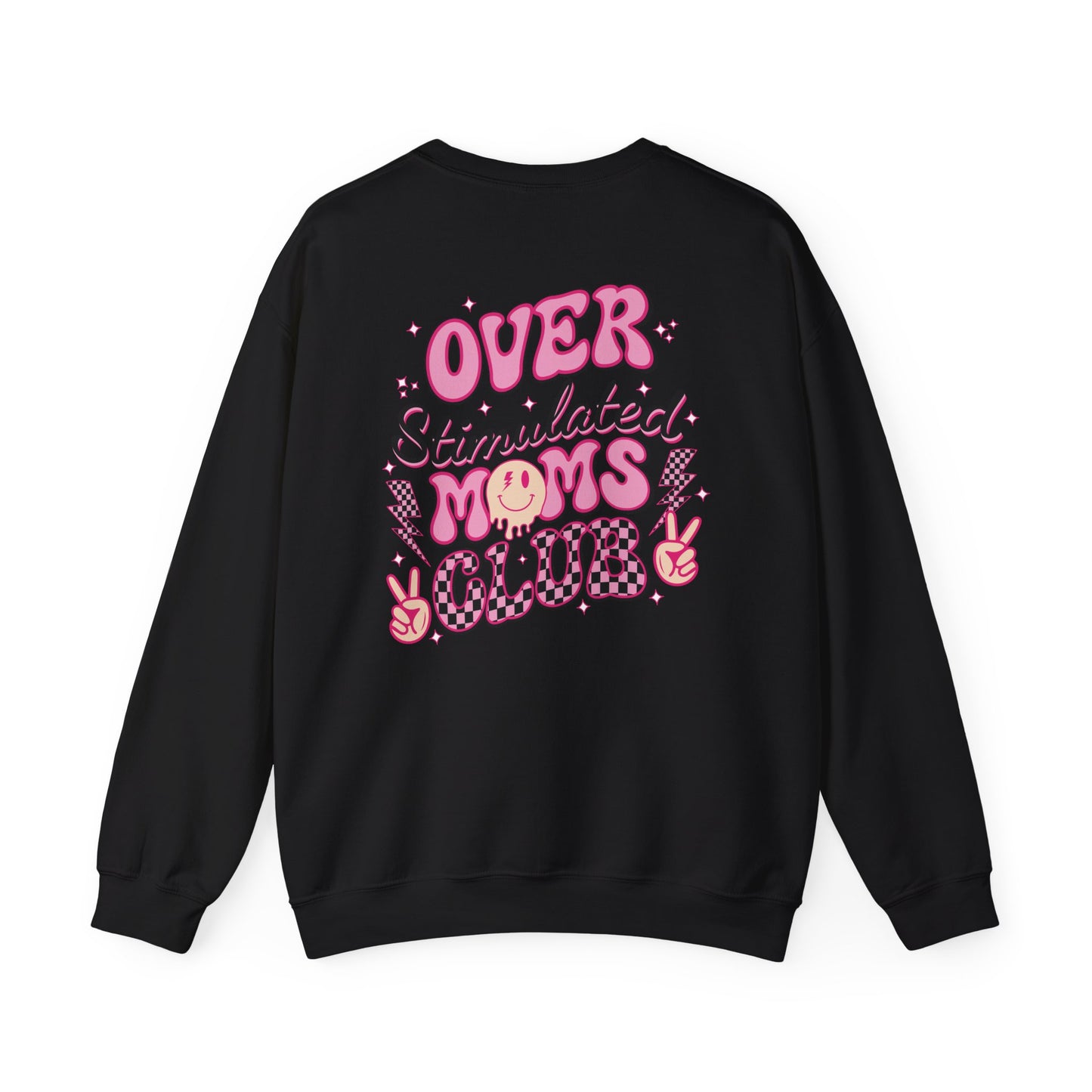 Overstimulated Moms Crewneck Sweatshirt
