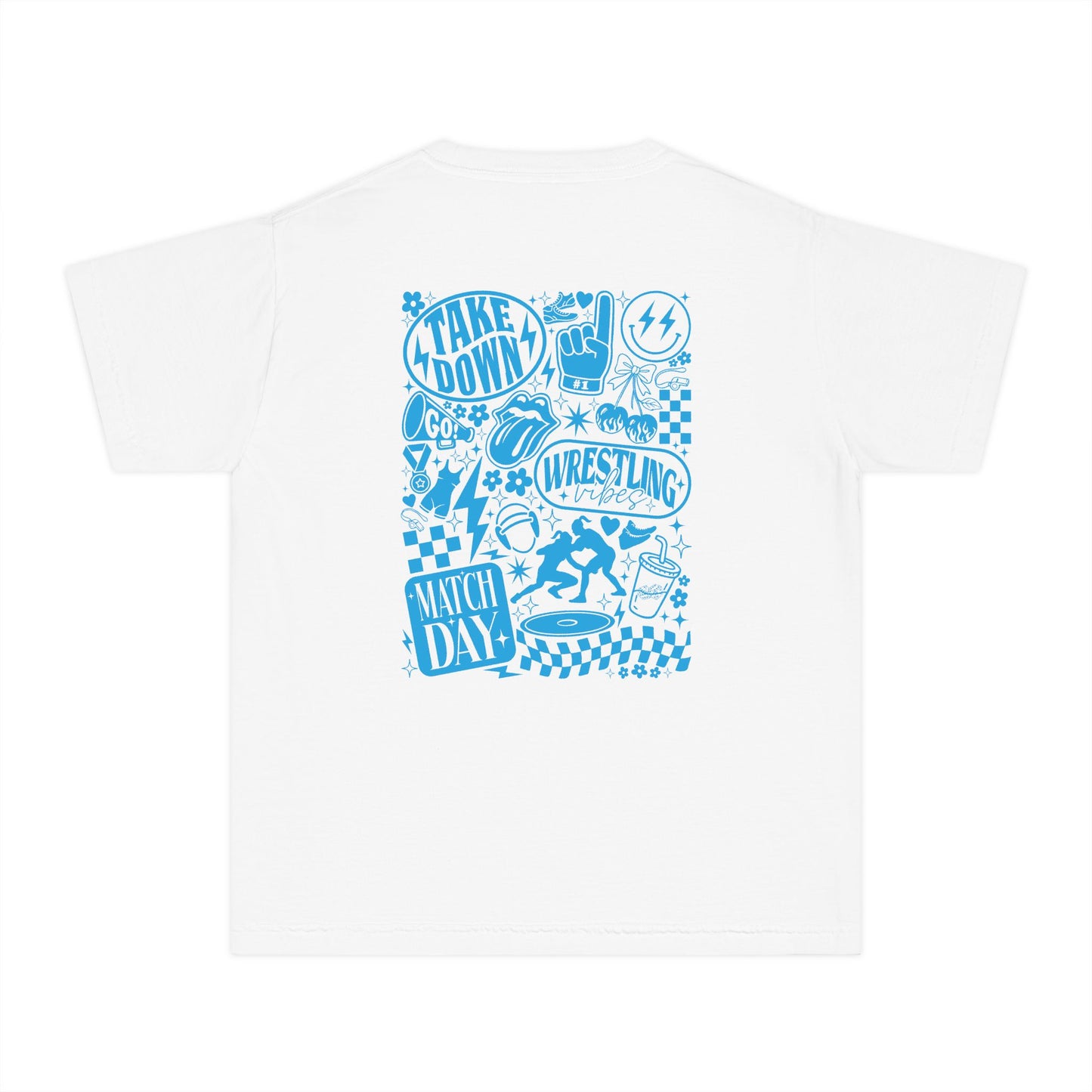 Youth Wrestling Tee — "Match Day" Graphic Kids T‑Shirt