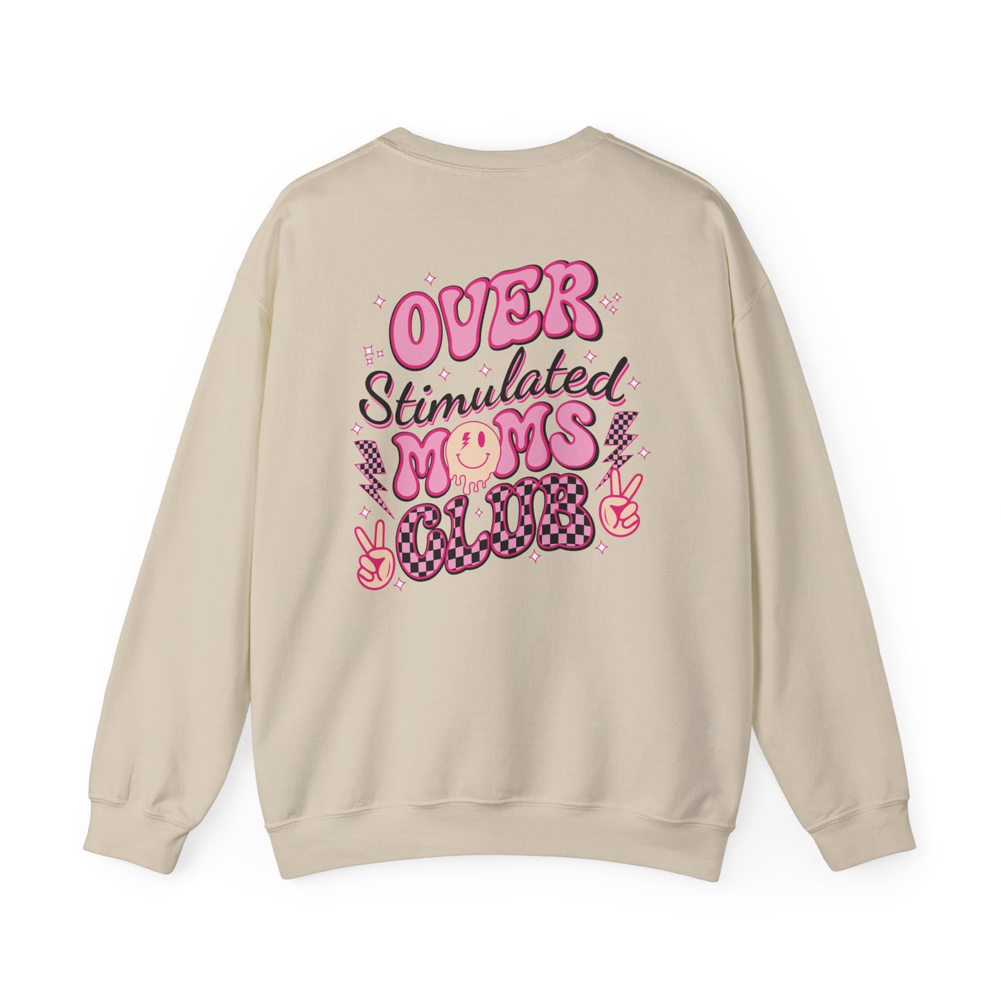 Overstimulated Moms Crewneck Sweatshirt