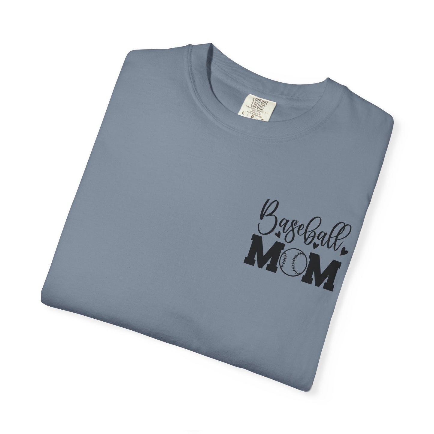 Baseball Mom Tshirt “ My heart is on that field”
