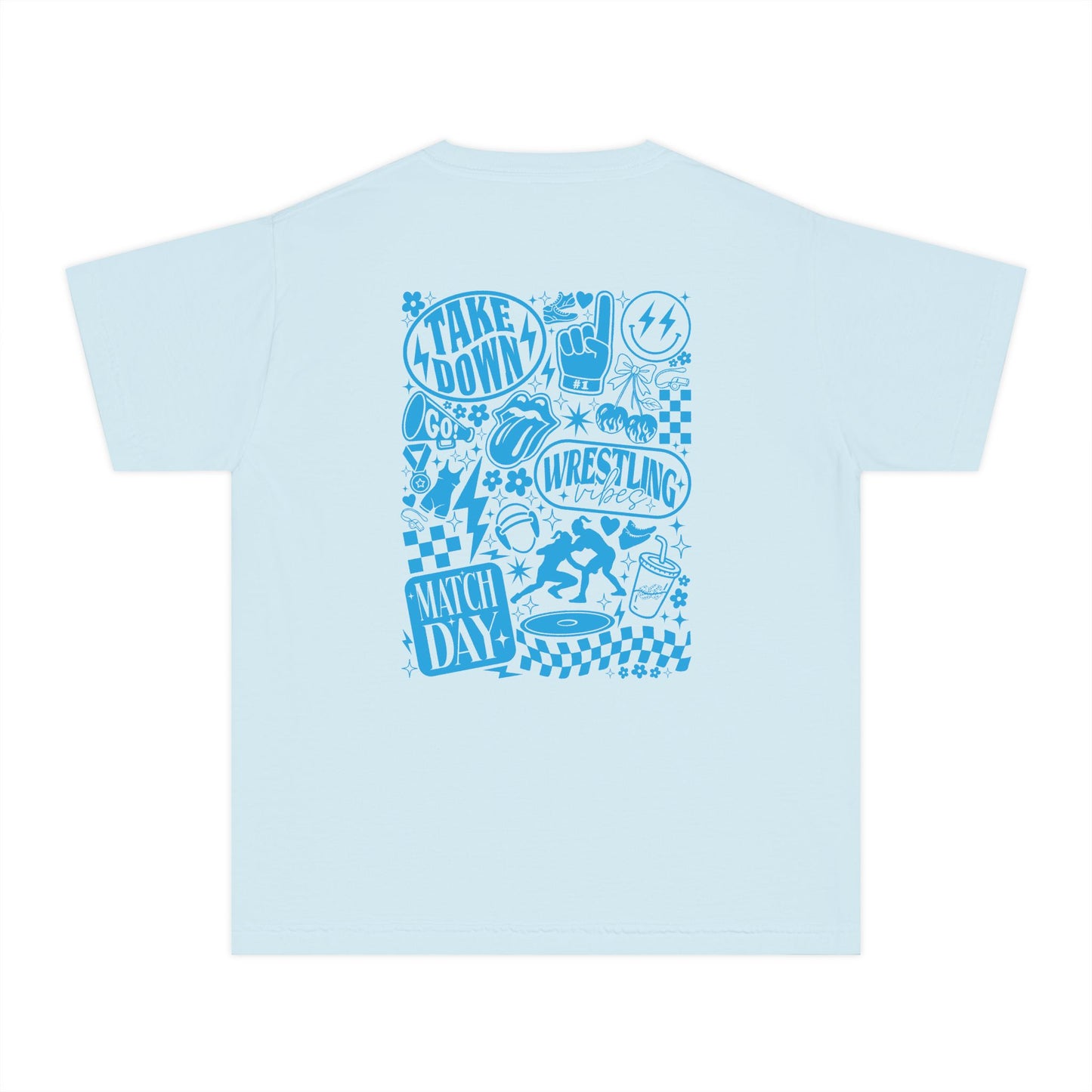 Youth Wrestling Tee — "Match Day" Graphic Kids T‑Shirt