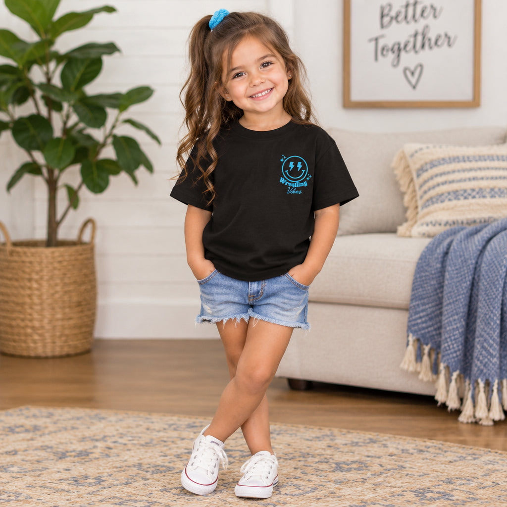 Youth Wrestling Tee — "Match Day" Graphic Kids T‑Shirt
