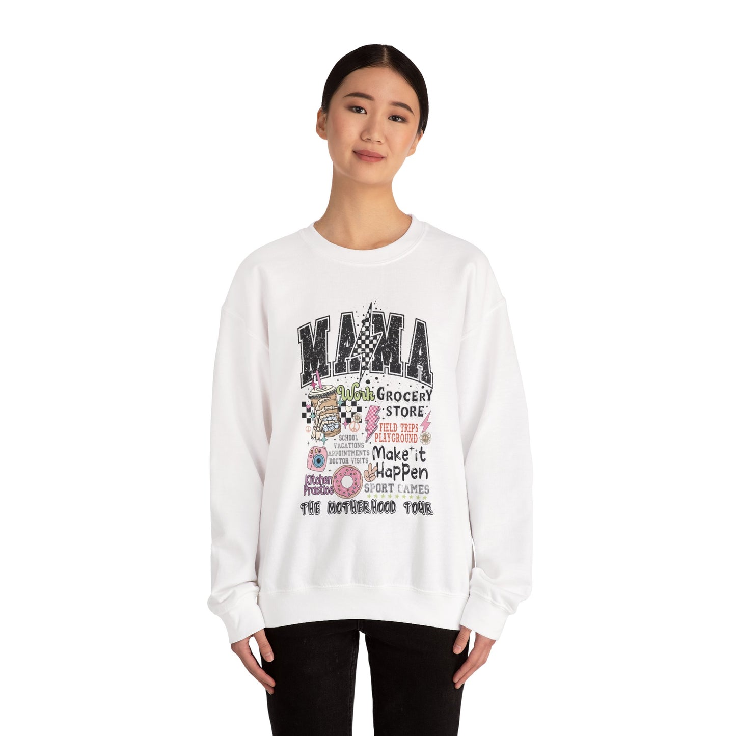 Mama Graphic Sweatshirt – Retro Collage
