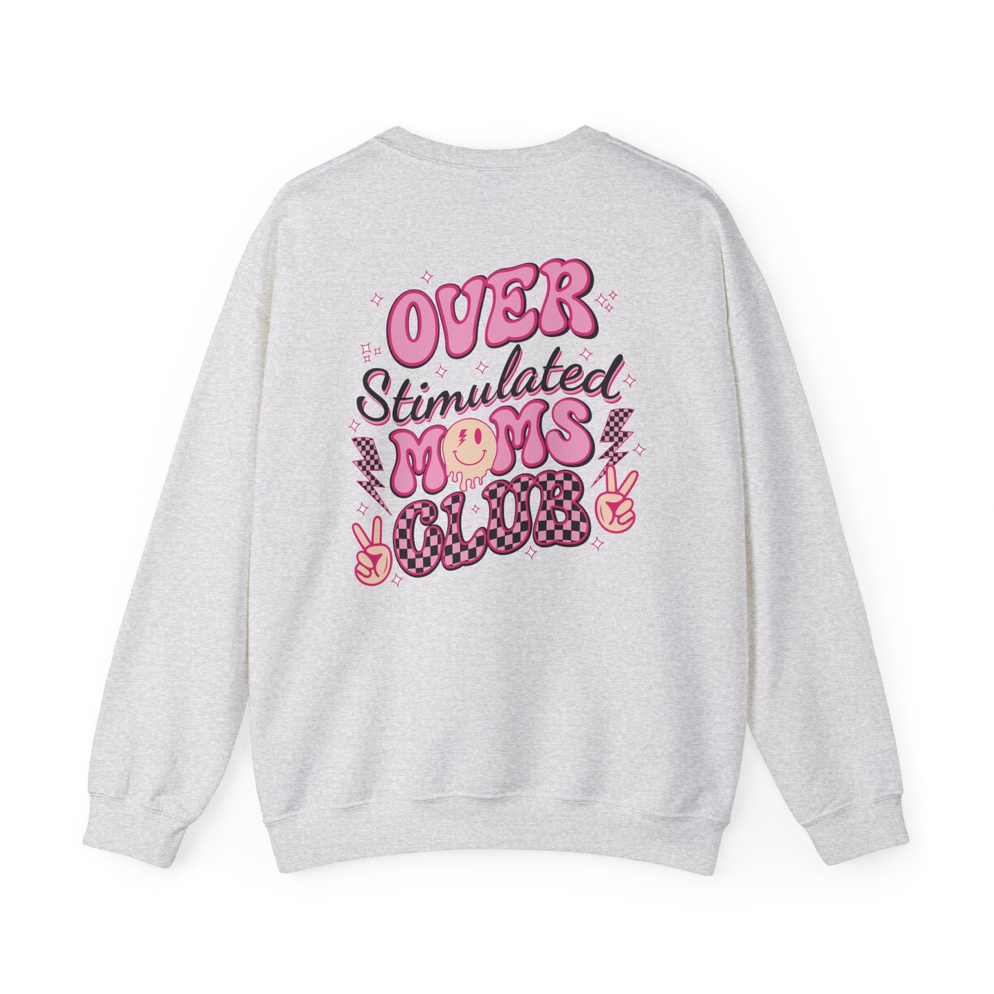 Overstimulated Moms Crewneck Sweatshirt