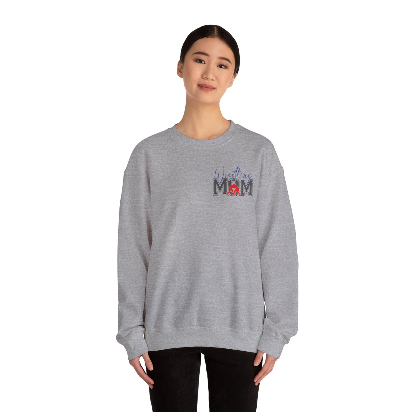 Wrestling Mom Crewneck Sweatshirt