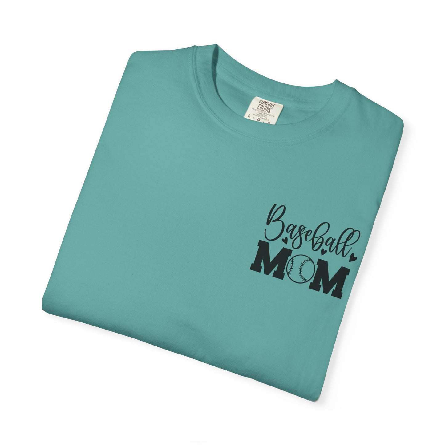 Baseball Mom Tshirt “ My heart is on that field”