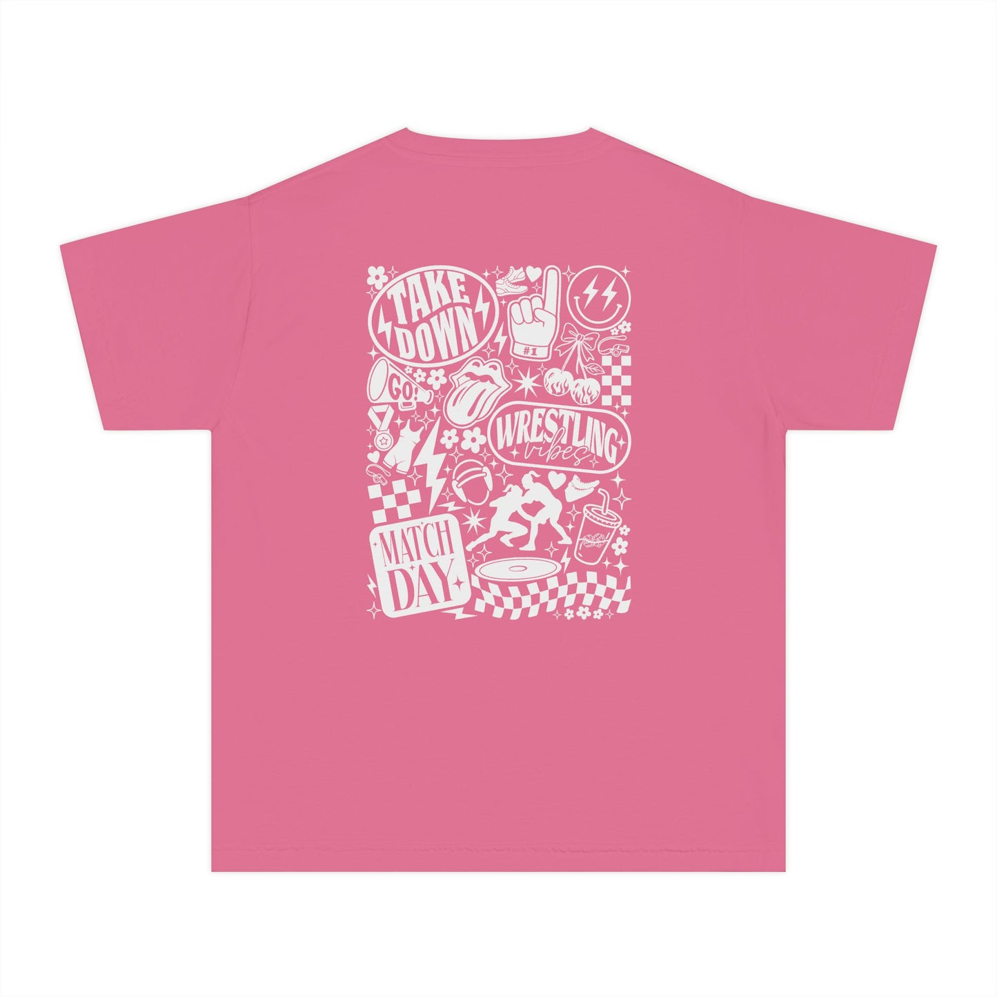 Youth Wrestling Tee — 'Match Day' Graphic Youth T‑Shirt