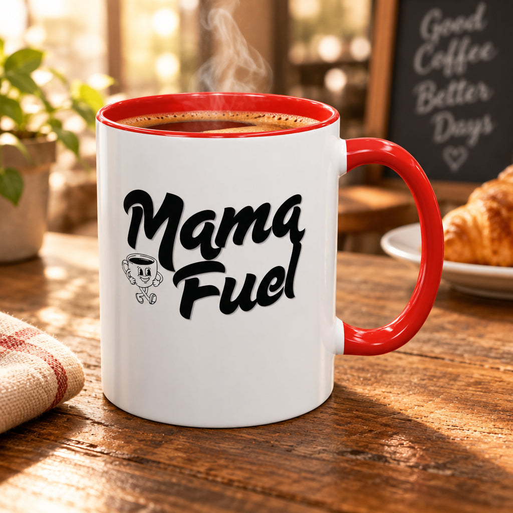 Mama Fuel Coffee Mug —  (11oz & 15oz Accent Mug)