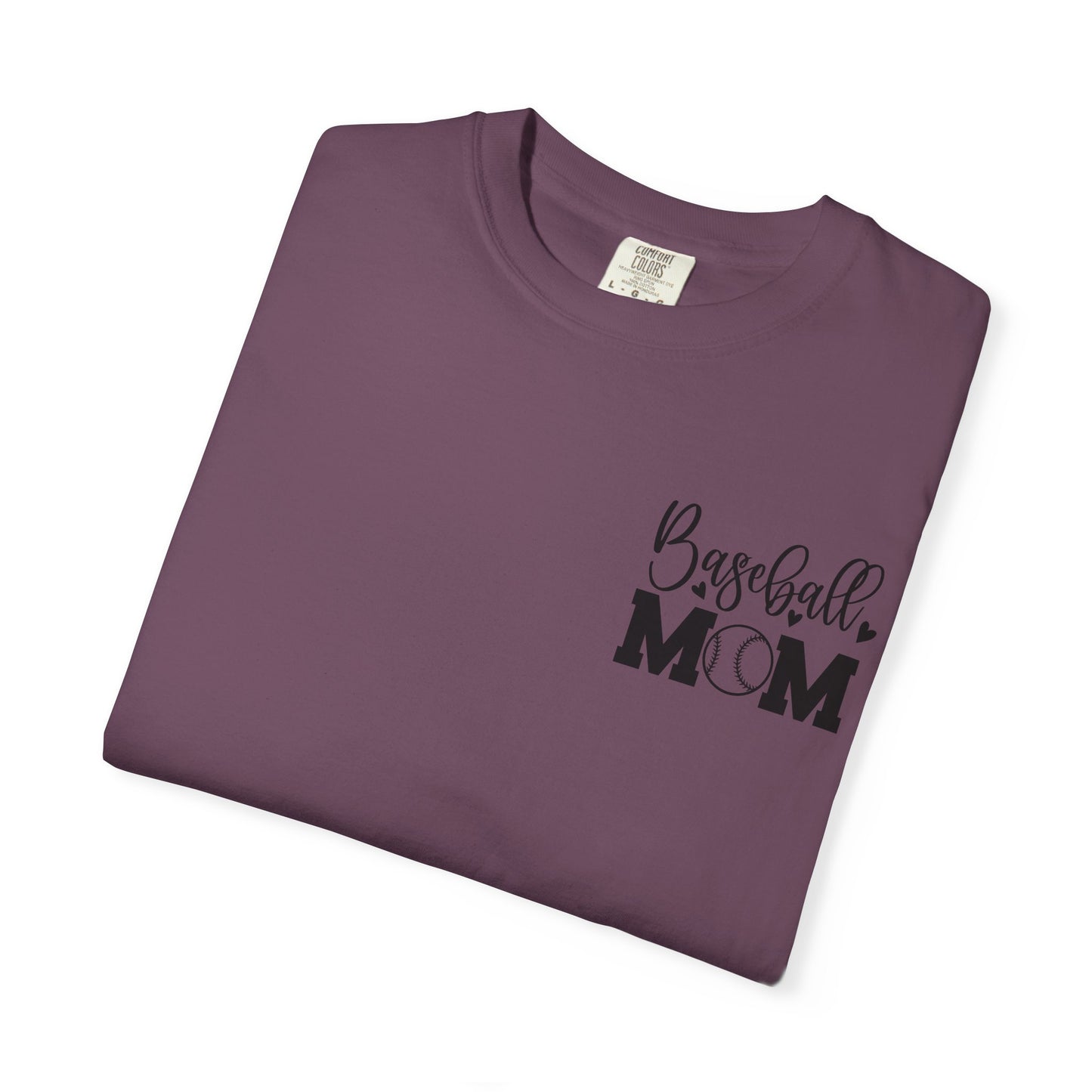 Baseball Mom Tshirt “ My heart is on that field”
